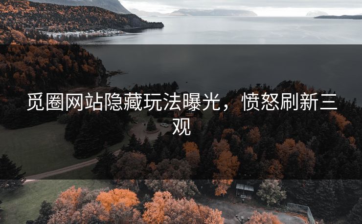 觅圈网站隐藏玩法曝光，愤怒刷新三观