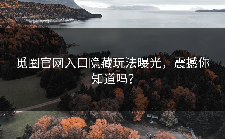 觅圈官网入口隐藏玩法曝光，震撼你知道吗？